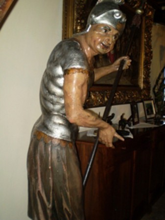 originál 17.st.,pôvodný stav, Copia statue 600´,originale non restaurate, Misure:corpo 183, completa235, Prezzo:30.000,-EUR